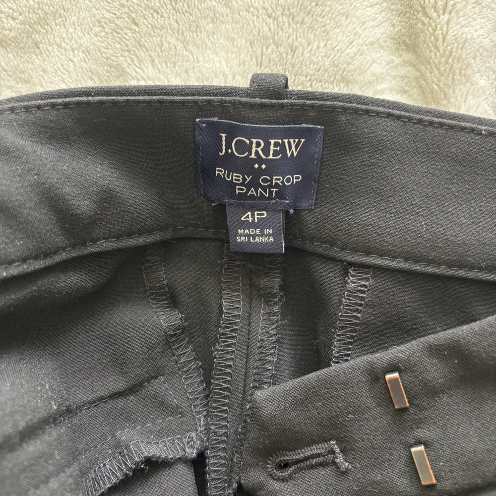 J. Crew Ruby Crop Pants Black - image 7